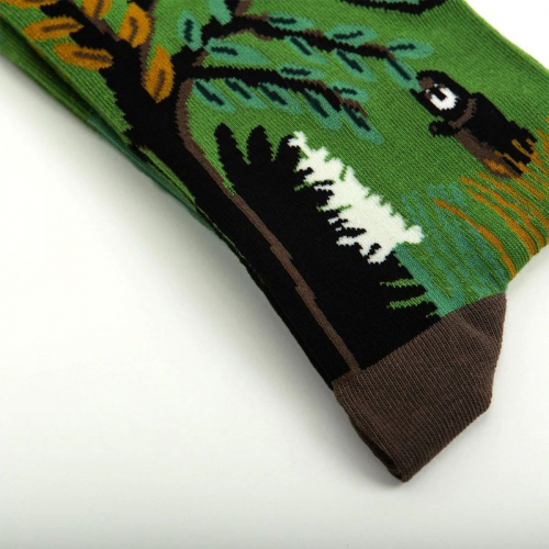 Socken Kunstwerke - Rousseau "Die Spaßvögel"